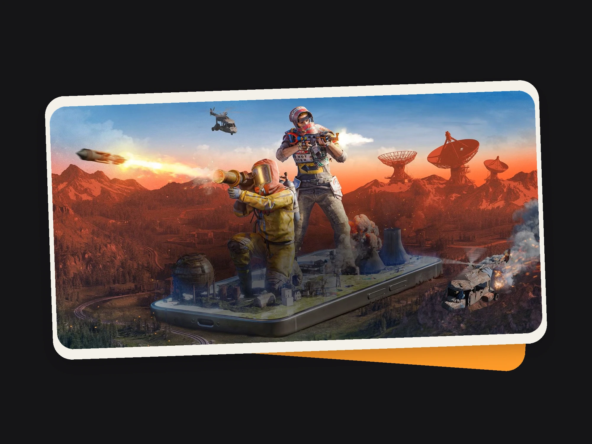 Rust Mobile campaign key art